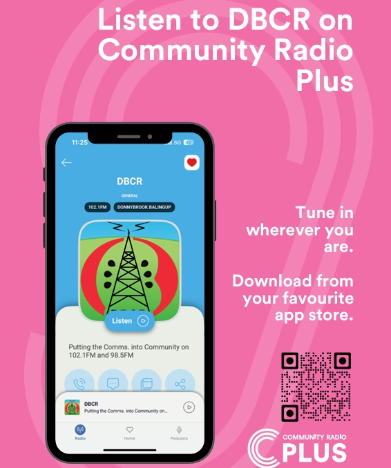 Listen to DBCR on Community Radio Plus